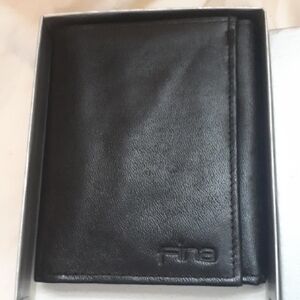 Elegant Black Leather Wallet by